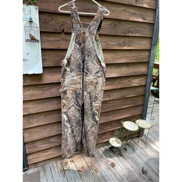 CARHARTT Realtree AP Camouflage Hunting Overalls double knee 40x30 - Picture 6 of 12